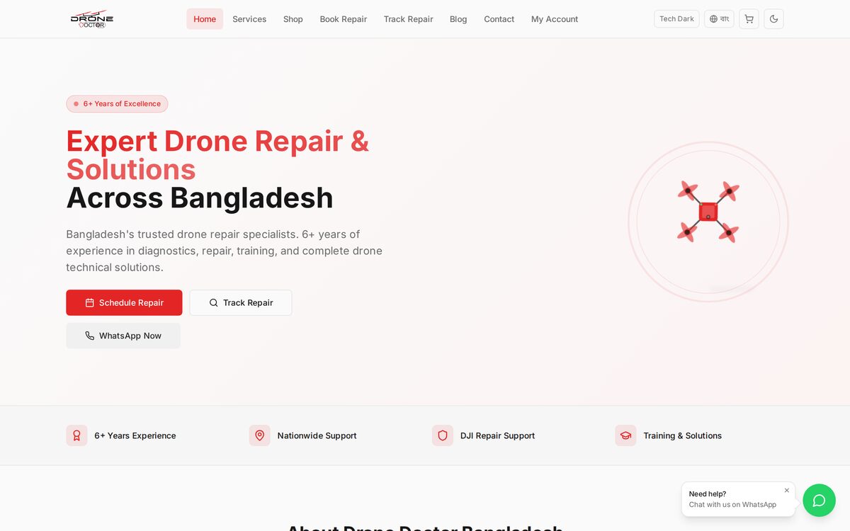 DroneDoctor BD website